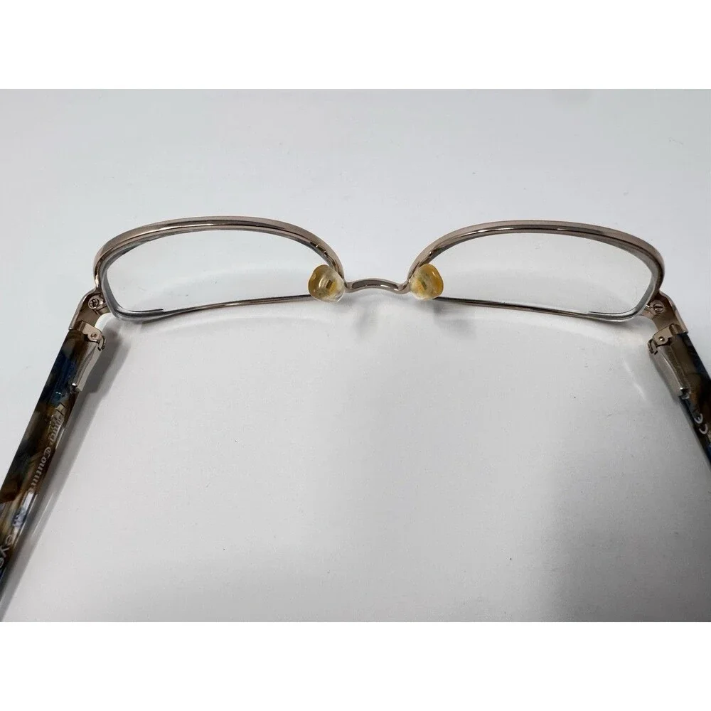 Juicy Couture JU223 09Q Eyeglass Frames Only 53-17-135 Brown Blue Tortoise